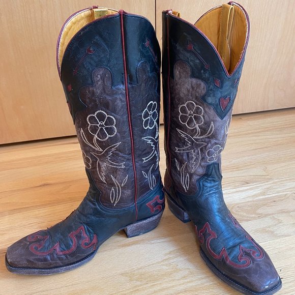 Old Gringo Golondrita Boot Black size 8 D Western Boot - Picture 1 of 5